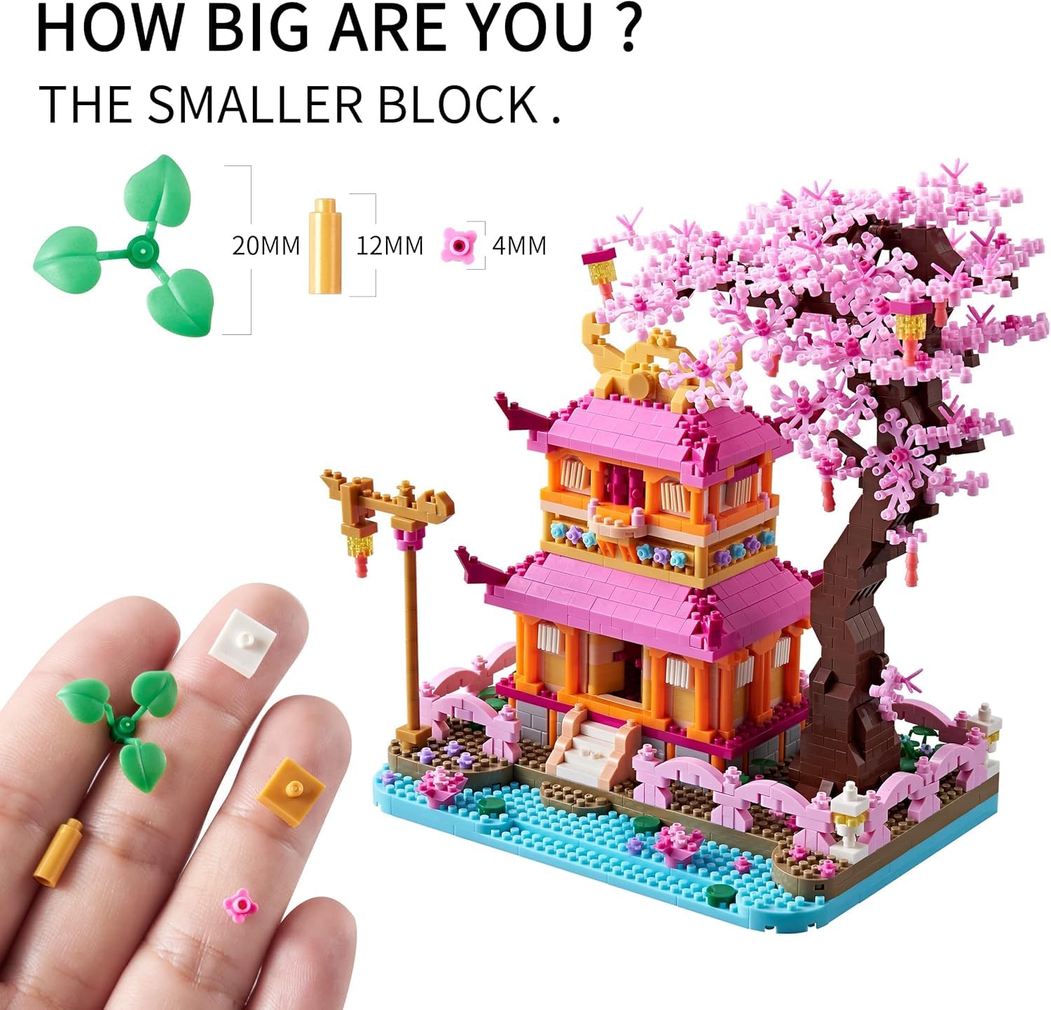 Amazon.com: Japanese Cherry Blossom Tree Building Set for Adults